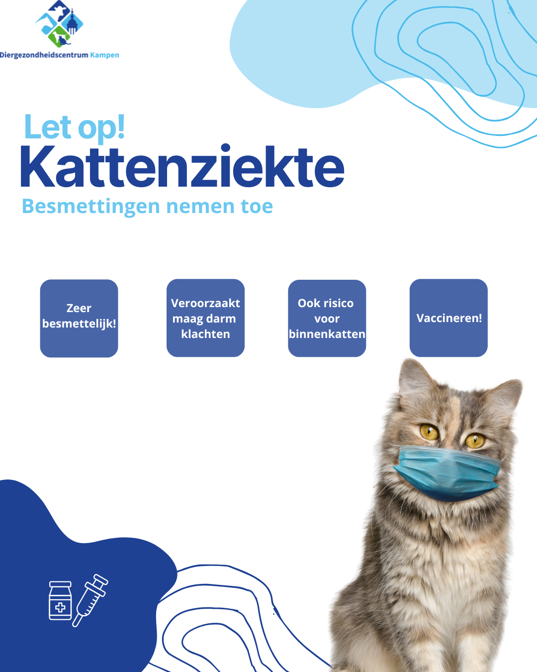 Bescherm uw kat tegen kattenziekte!